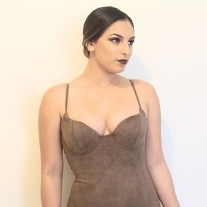 Nude Suade Dress